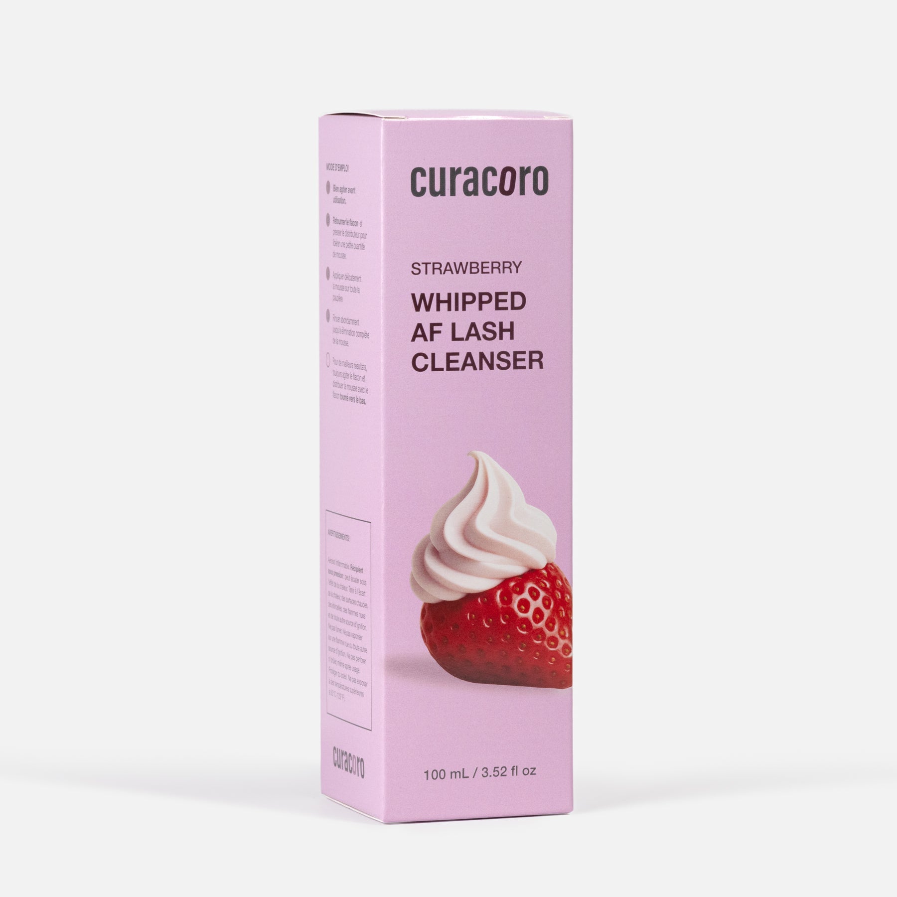 Whipped AF – Mousse nettoyant pour cils (parfum fraise)