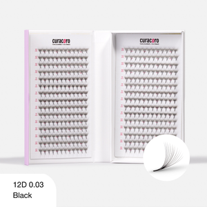 Bouquets Préfaits Promade XL Lite 12D 0.03 (360 éventails de cils)
