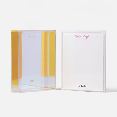 Grande palette magnétique pour cils avec couvercle