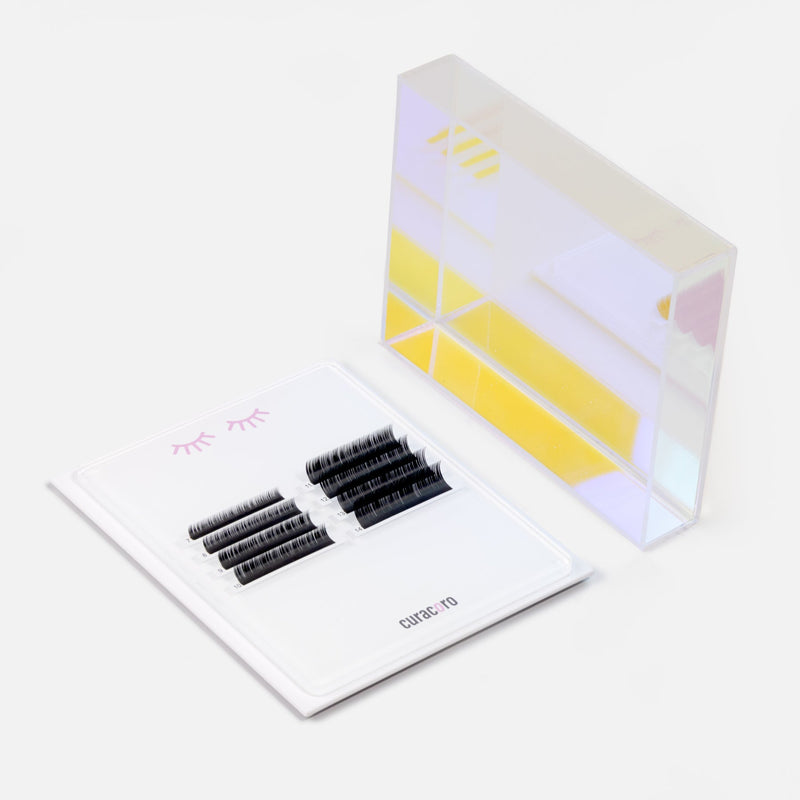 Grande palette magnétique pour cils avec couvercle