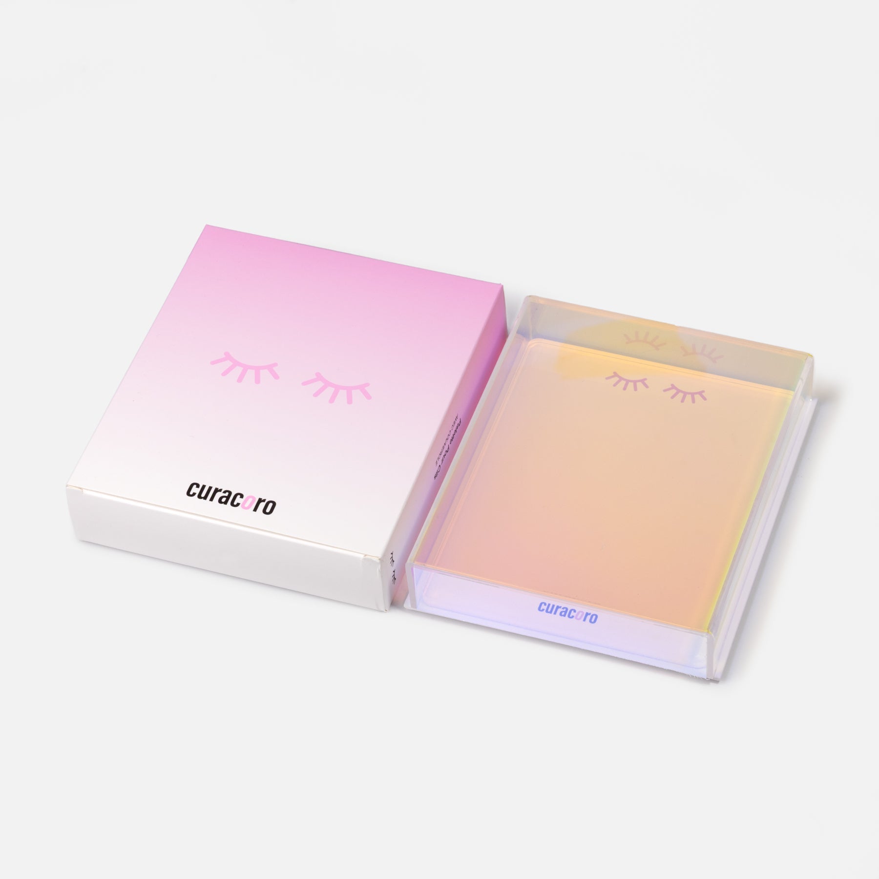 Grande palette magnétique pour cils avec couvercle