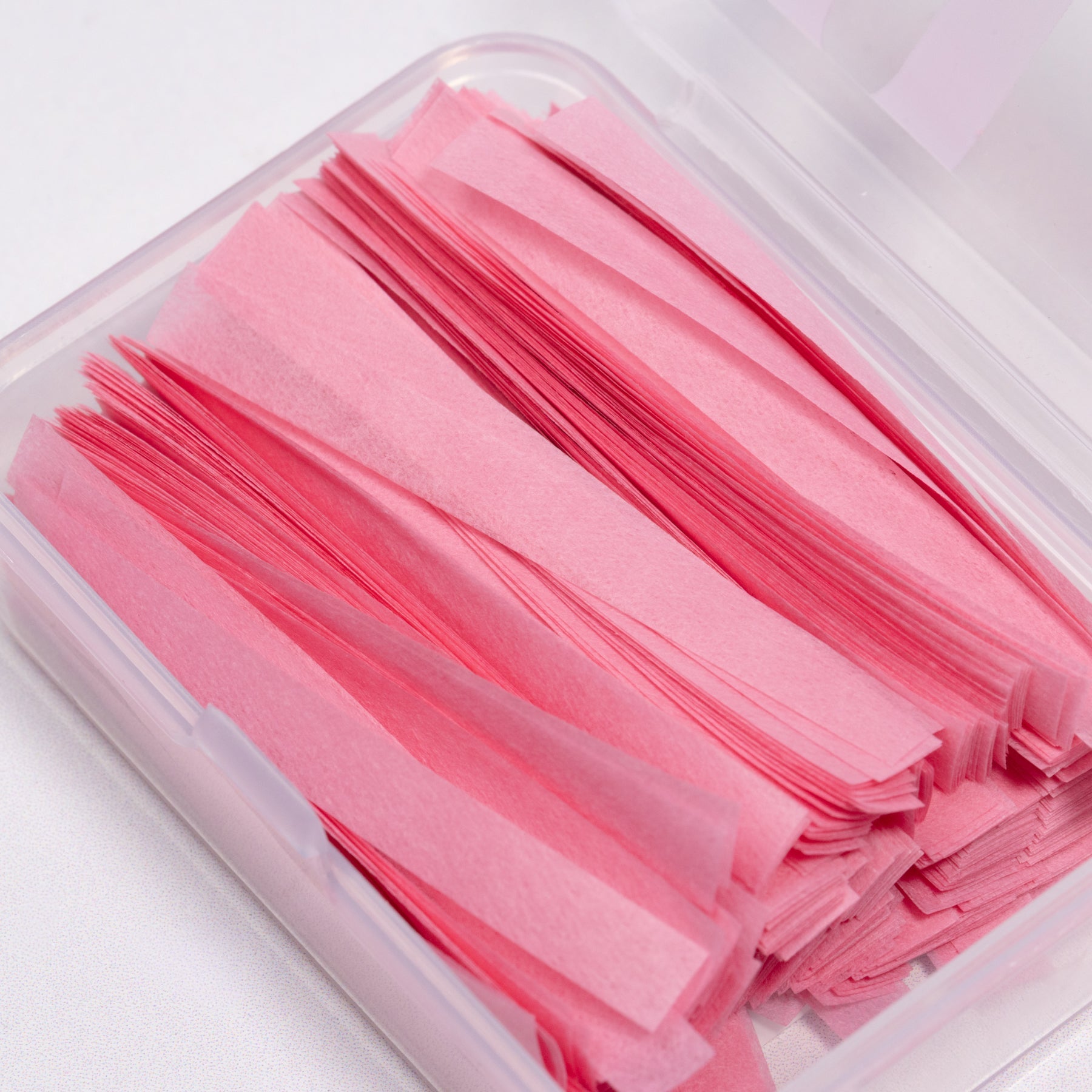 Papiers de permanente pour rehaussement de cils – rose