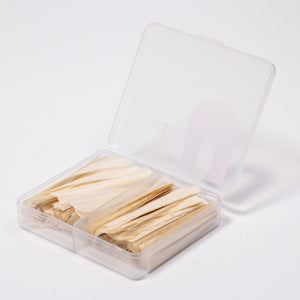 Papiers de permanente pour rehaussement de cils – blanc beige