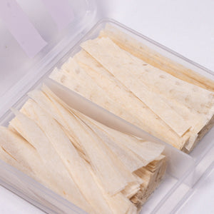 Papiers de permanente pour rehaussement de cils – blanc beige