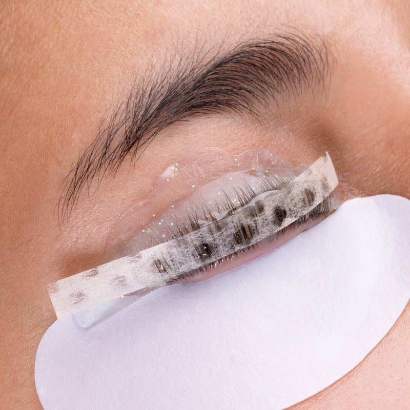 Papiers de permanente pour rehaussement de cils – blanc beige