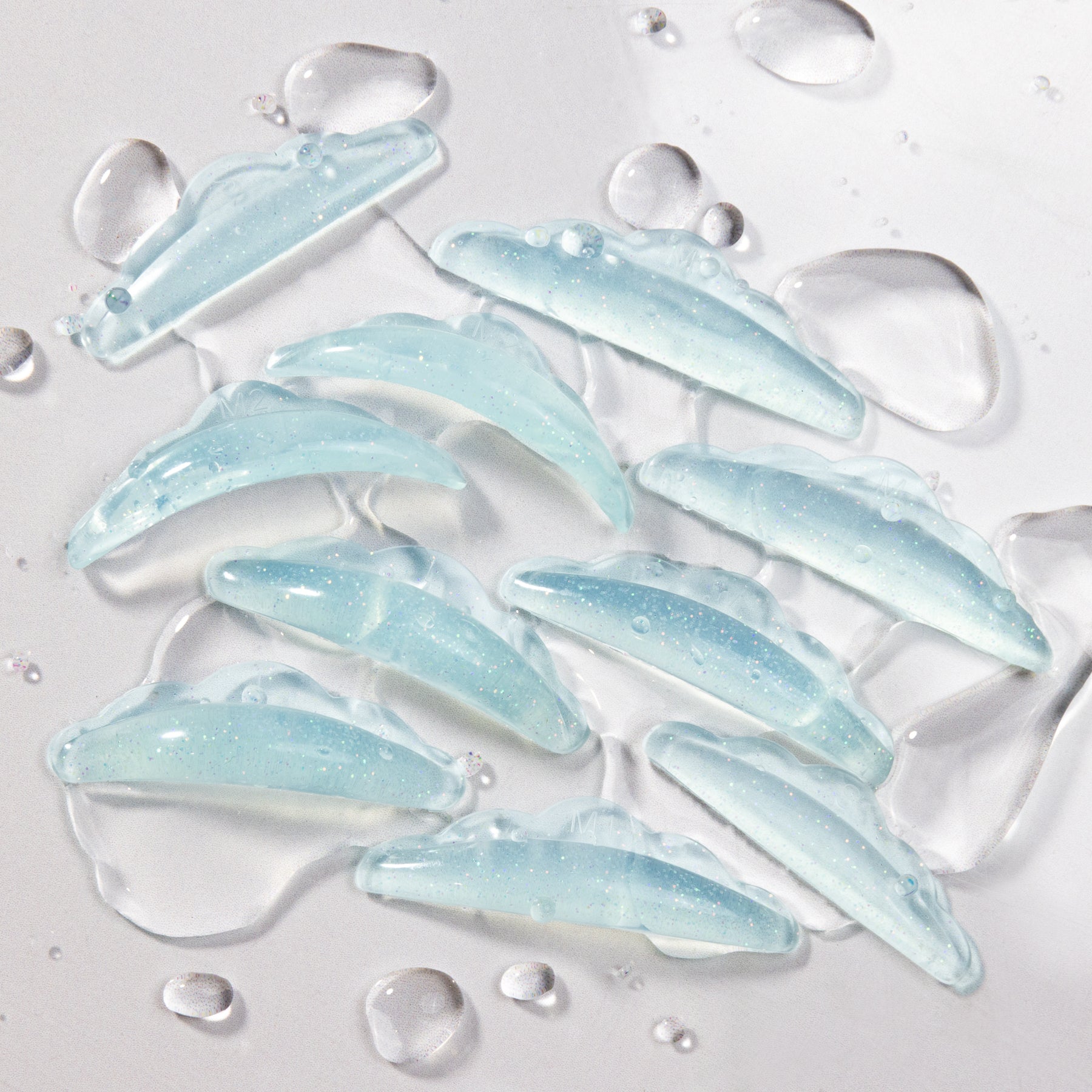 Pads en silicone de rehaussement de cils Blue Wish