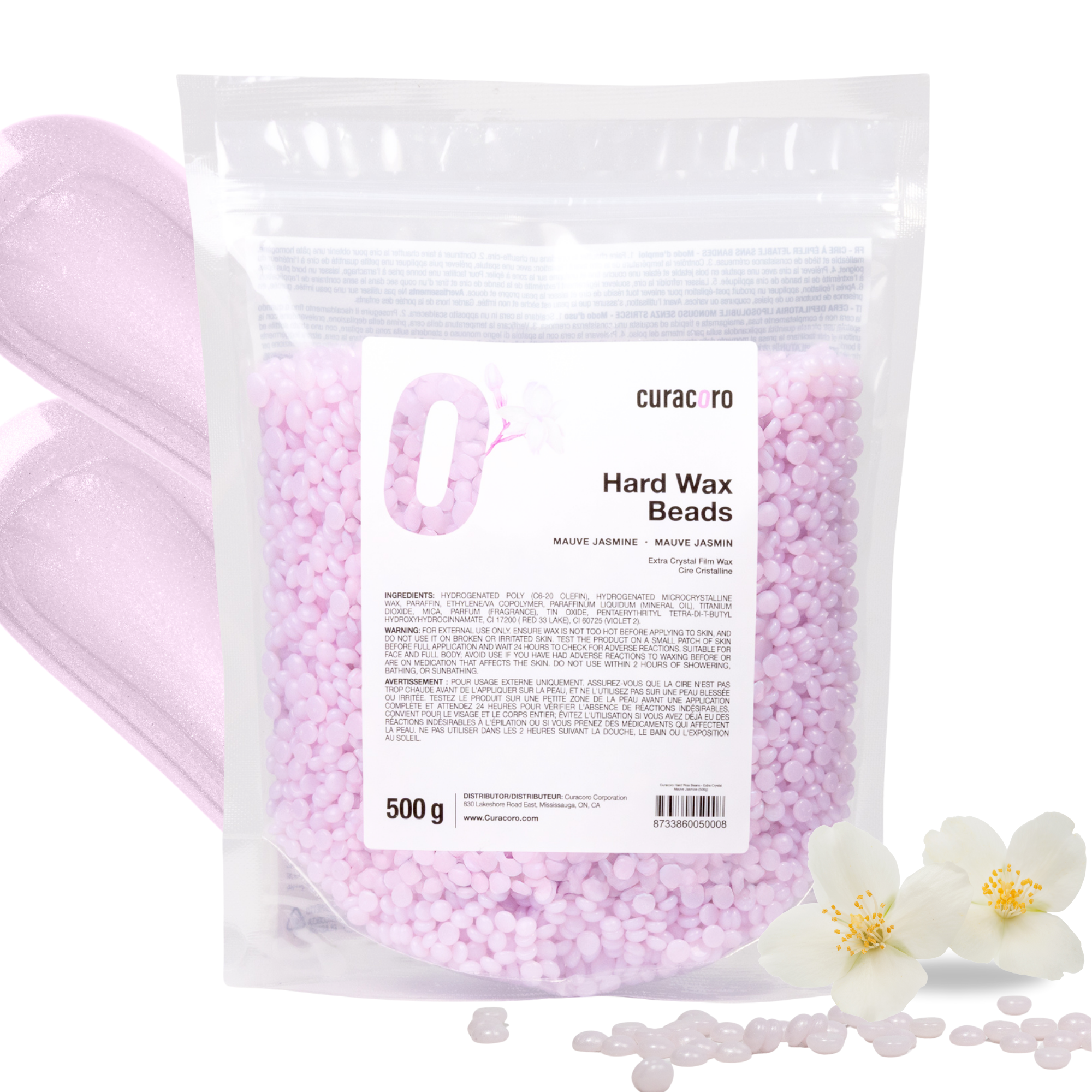 Perles de cire italienne 500 g | Mauve Jasmin
