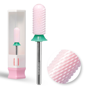 Embout de perceuse à ongles en céramique - Petit cylindre à surface lisse – Grossier 3/32"