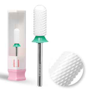Embout de perceuse à ongles en céramique - Petit cylindre à surface lisse – Grossier 3/32"