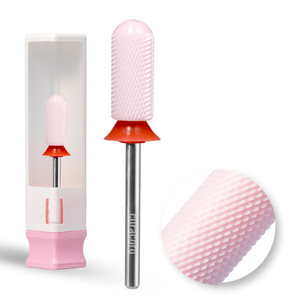 Embout de perceuse à ongles en céramique - Petit cylindre à surface lisse – Fin 3/32"