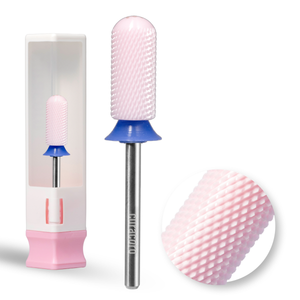 Embout de perceuse à ongles en céramique - Petit cylindre à surface lisse – Moyen 3/32"