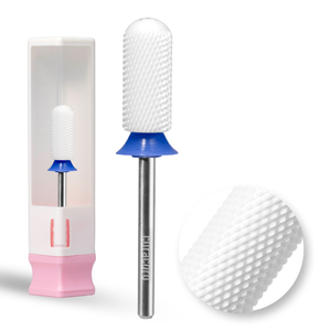 Embout de perceuse à ongles en céramique - Petit cylindre à surface lisse – Moyen 3/32"