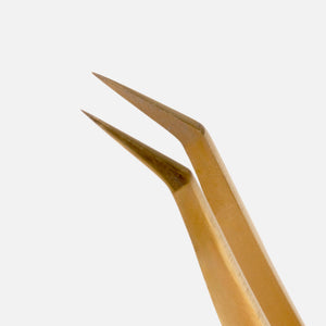 Soleil 50° Short Tip Tweezer – Firm Lash Control | Curacoro