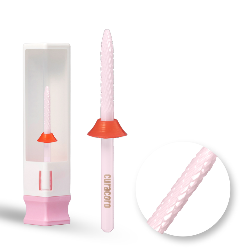 Fraise en céramique pour ongles – Nettoyeur sous-ongles – Fine, 3/32"