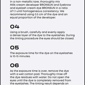 Bronsun Teinture en crème pour cils et sourcils 15 mL | 