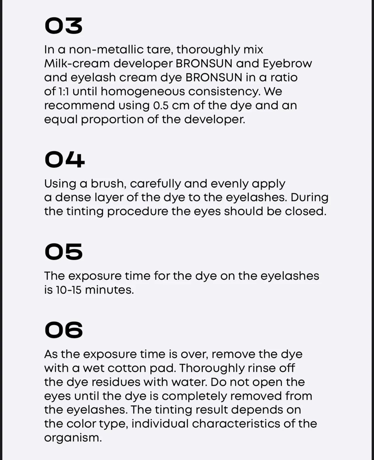 Bronsun Teinture en crème pour cils et sourcils 15 mL | 