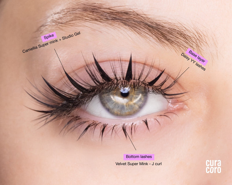 Camellia Supermink Cils dégradés 0,07 mm