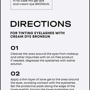 Bronsun Teinture en crème pour cils et sourcils 15 mL | 