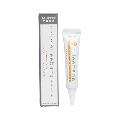 Lash lift adhesive tubes with and without the product box