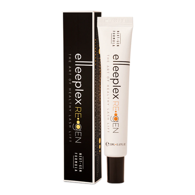 Elleeplex ReGen NEXT GEN cream tube with packaging displayed alongside