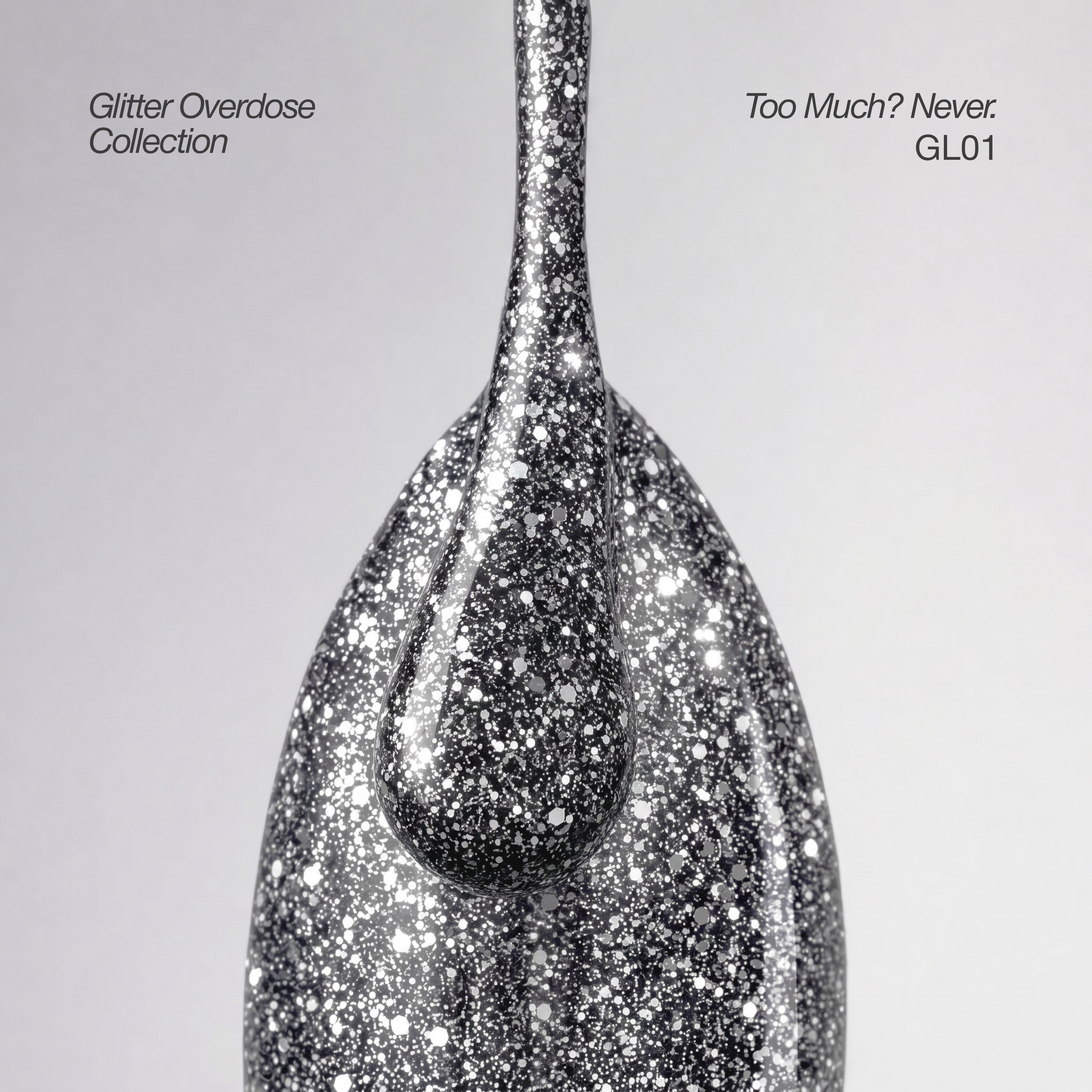 Glitter Overdose - Collection de gels pailletés (6 teintes / 15 ml chacune)
