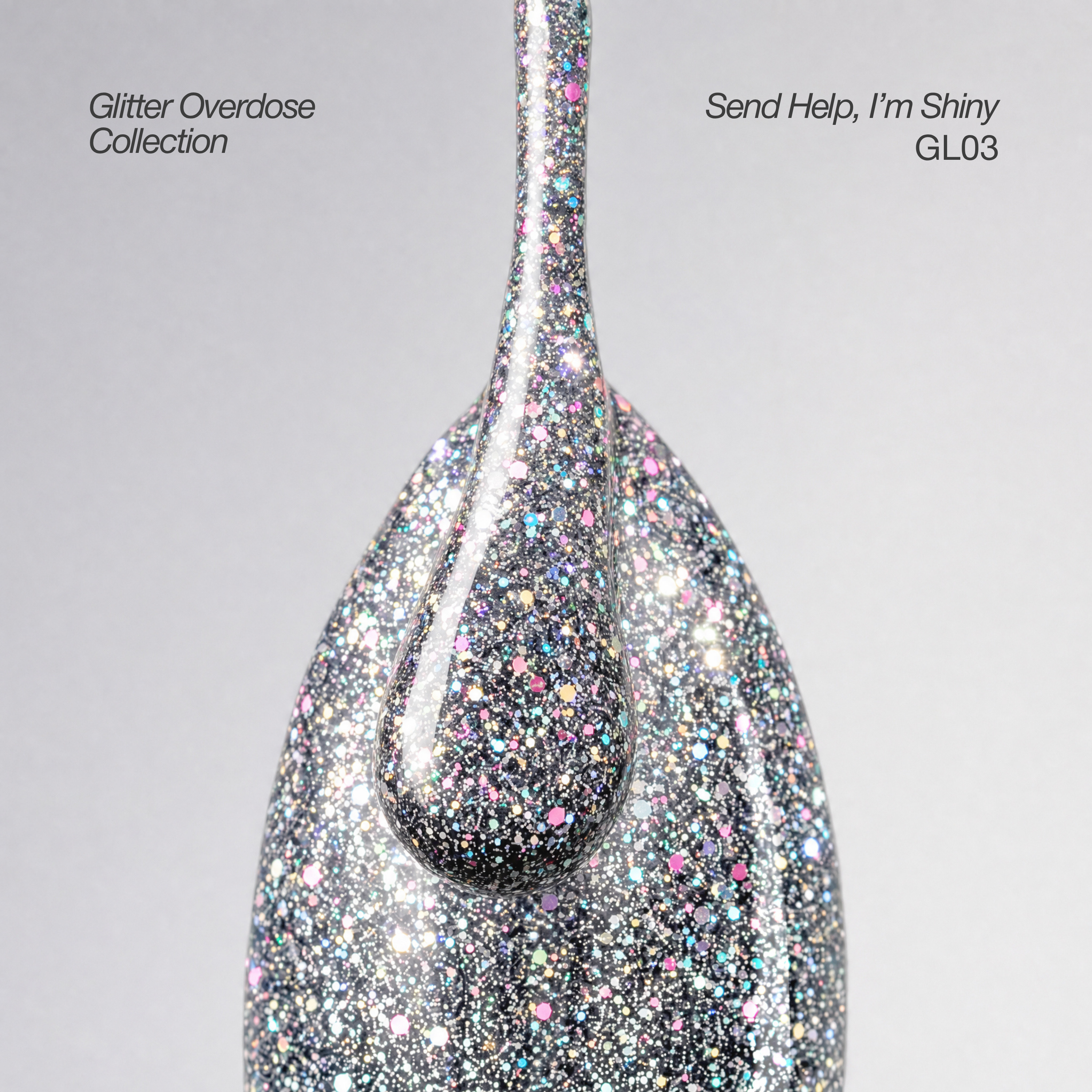 Glitter Overdose - Collection de gels pailletés (6 teintes / 15 ml chacune)