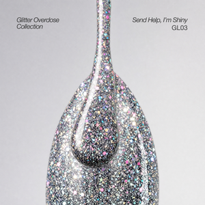 Glitter Overdose - Collection de gels pailletés (6 teintes / 15 ml chacune)