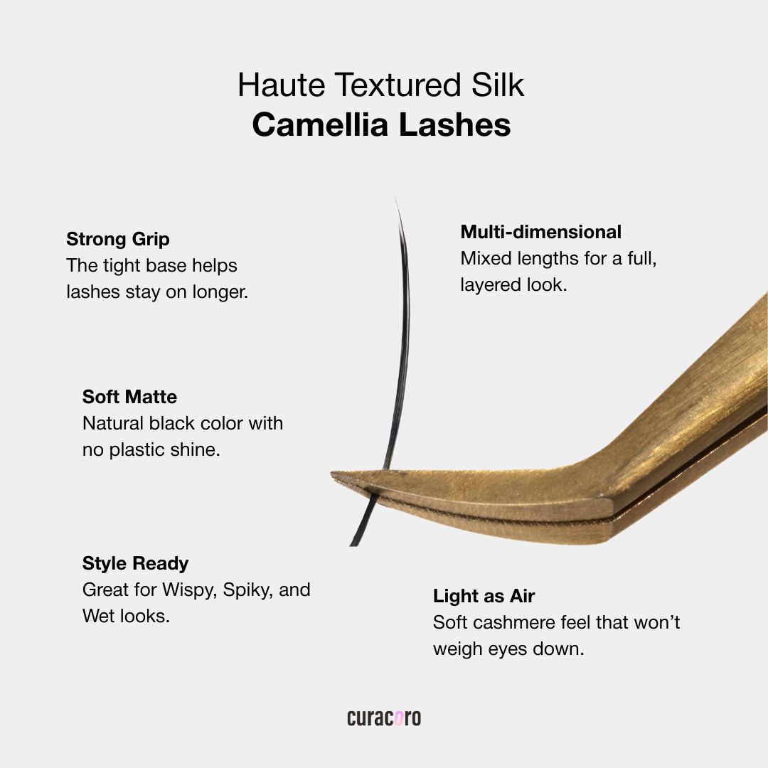 Haute Textured Cashmere Camellia Lashes 0.07 - Wine Berry Brown (matière cachemire)