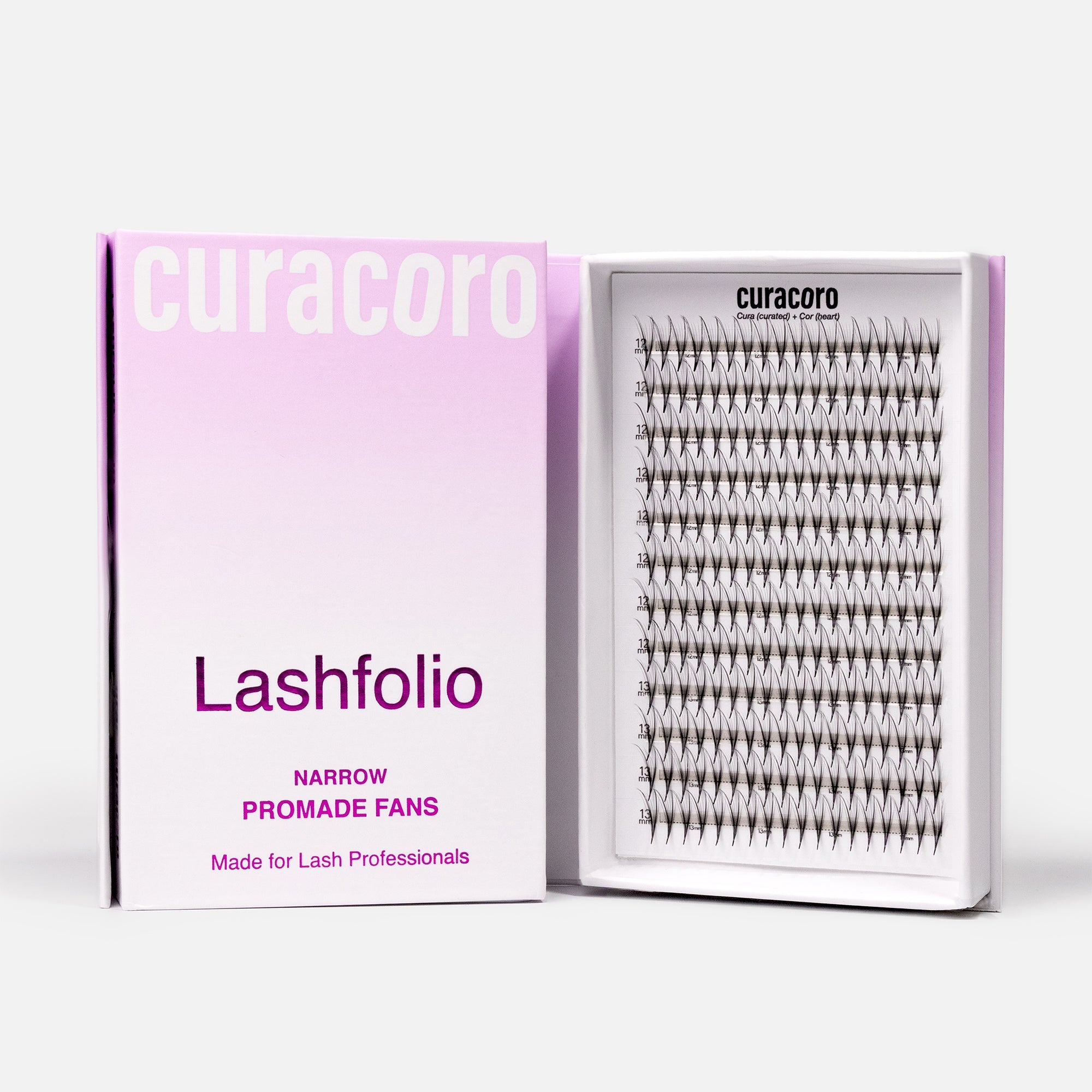 Bouquets Préfaits Double Pointe | LashFolio 7D 0.05 (384 éventails de cils)