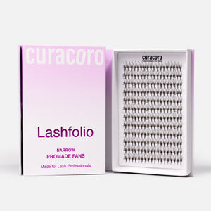 Bouquets Préfaits Double Pointe | LashFolio 7D 0.05 (384 éventails de cils)