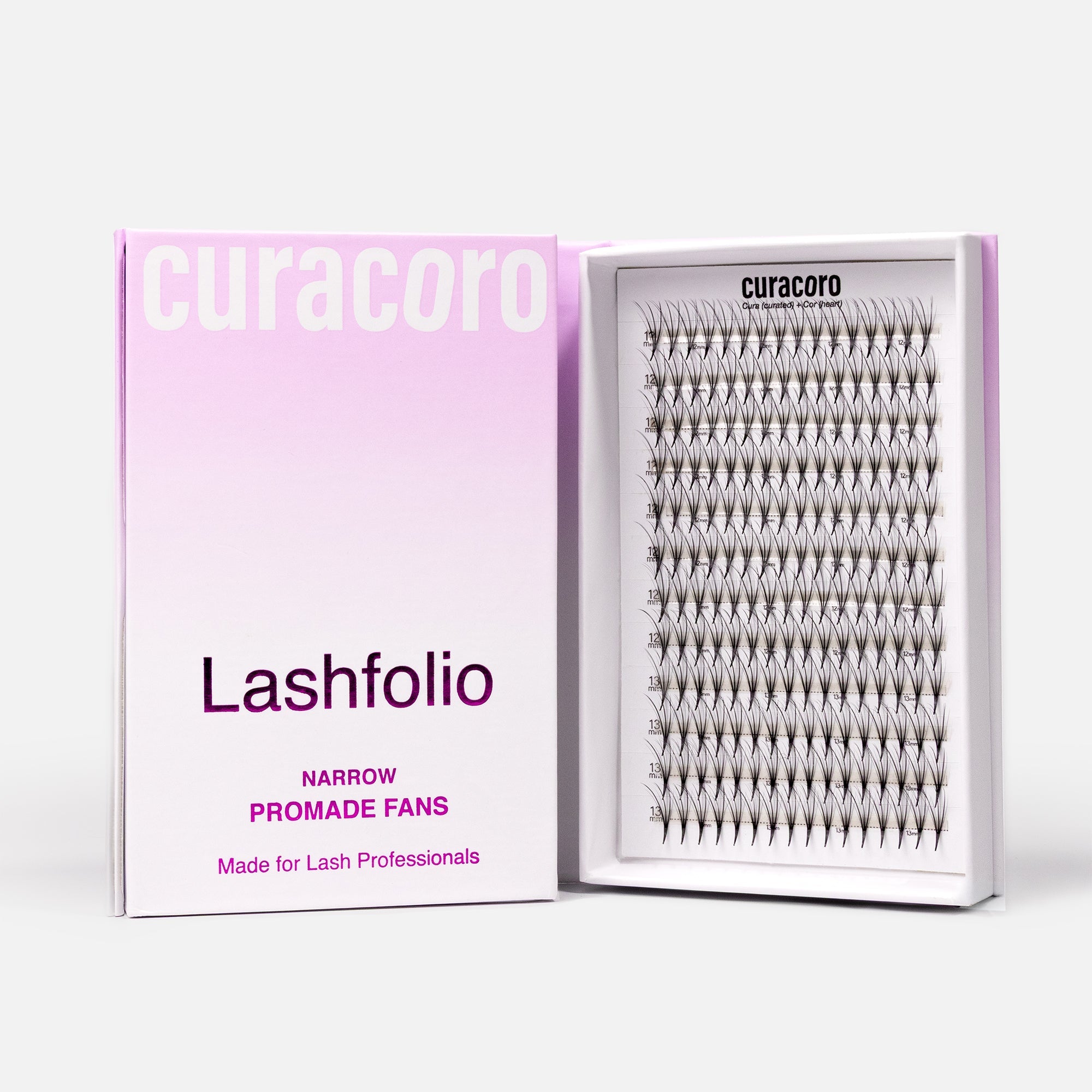 Bouquets Préfaits Triple Pointe | LashFolio 7D 0.03 (384 éventails de cils)