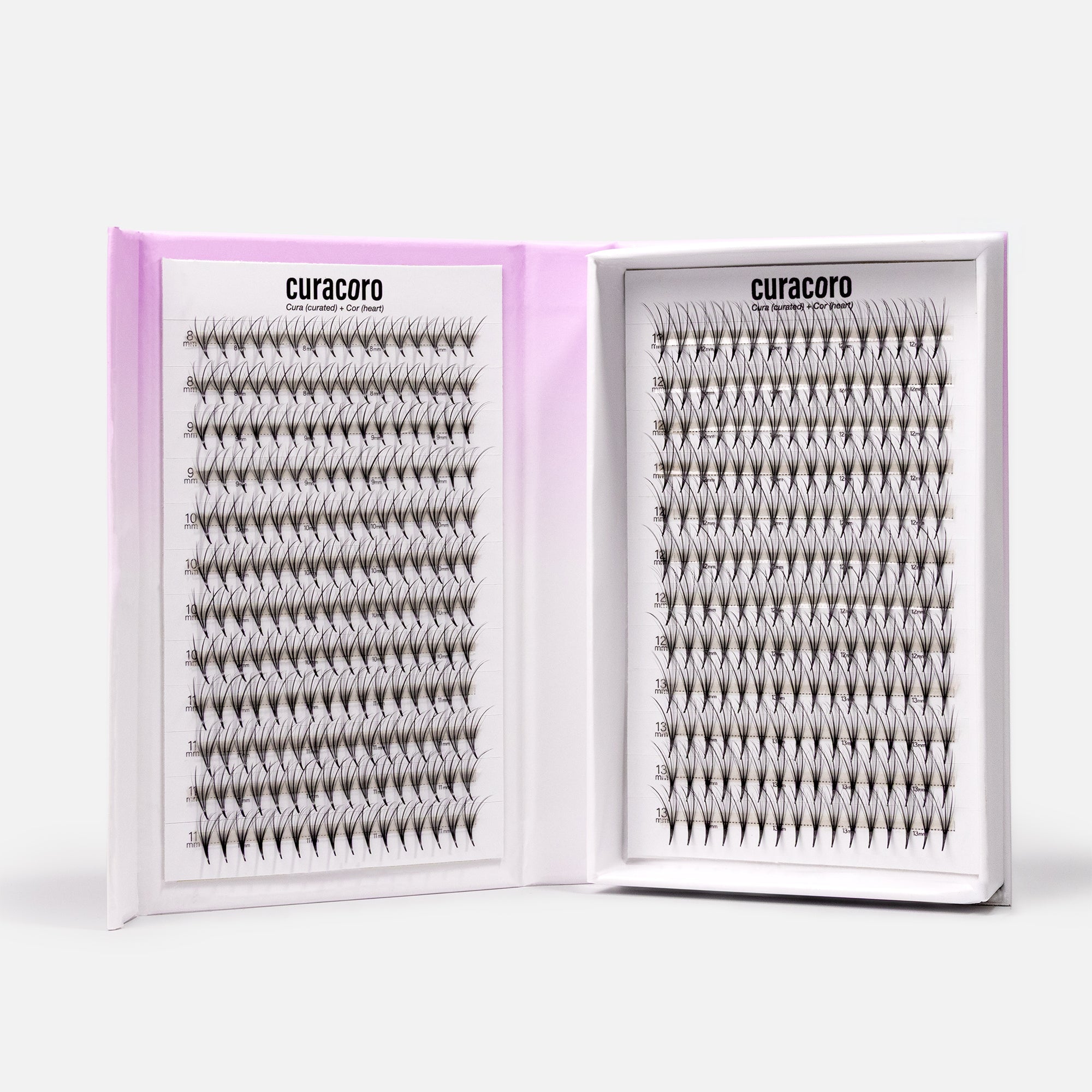 Bouquets Préfaits Triple Pointe | LashFolio 7D 0.03 (384 éventails de cils)