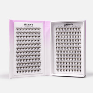 Bouquets Préfaits Triple Pointe | LashFolio 7D 0.03 (384 éventails de cils)