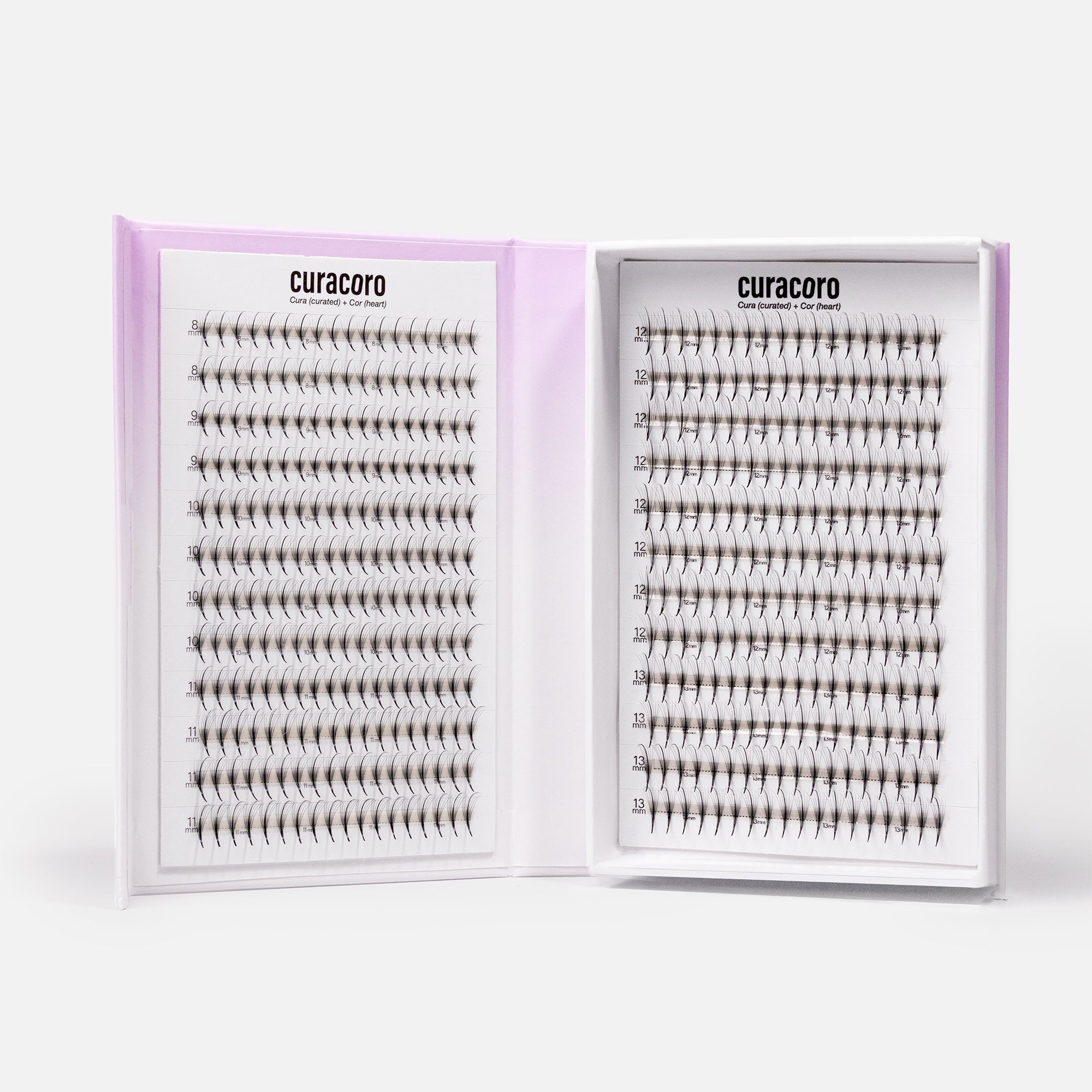 Bouquets Préfaits Étroits Wispy | LashFolio 7D 0.05 (432 éventails de cils)