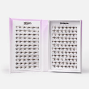 Bouquets Préfaits Étroits Wispy | LashFolio 7D 0.05 (432 éventails de cils)