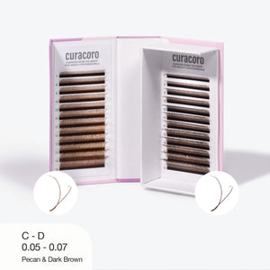 Pecan & Dark Brown Double YY lashes