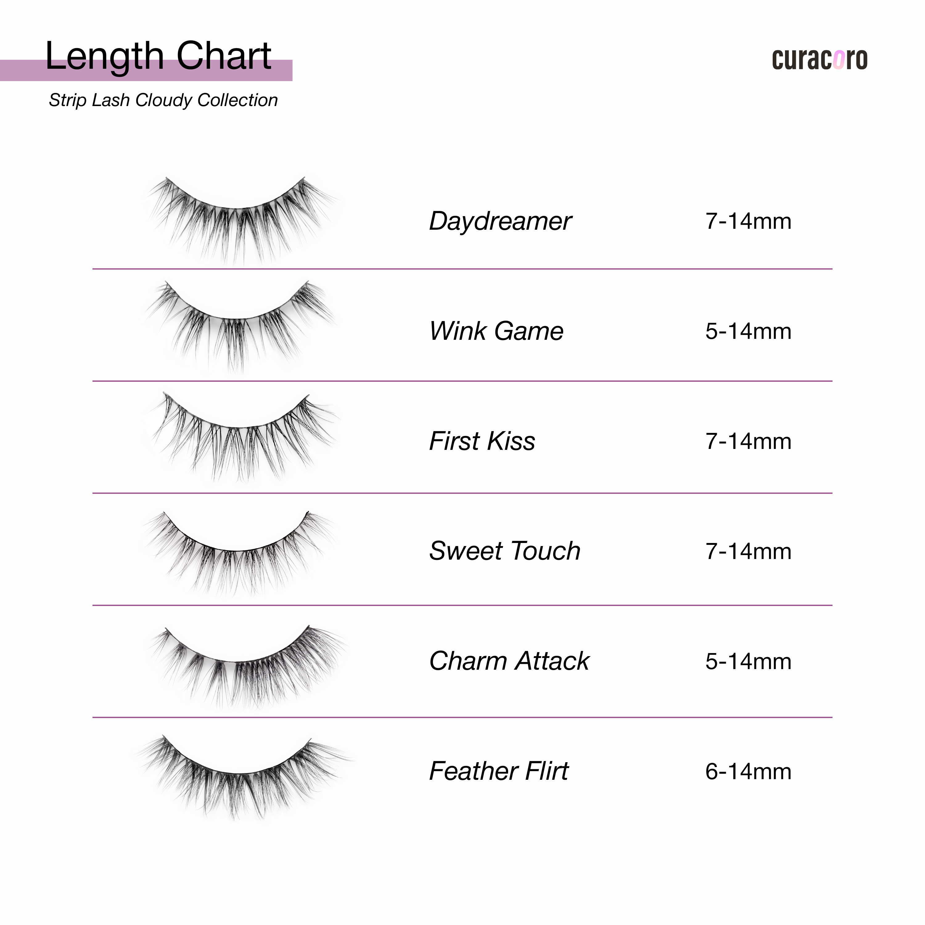 Kit de faux cils micro-bande ultra-légère – Wink Game