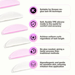 Boucliers pour rehaussement de cils - K-Glow Flat Lift (pour la technique de Rehaussement de Cils Coréen)
