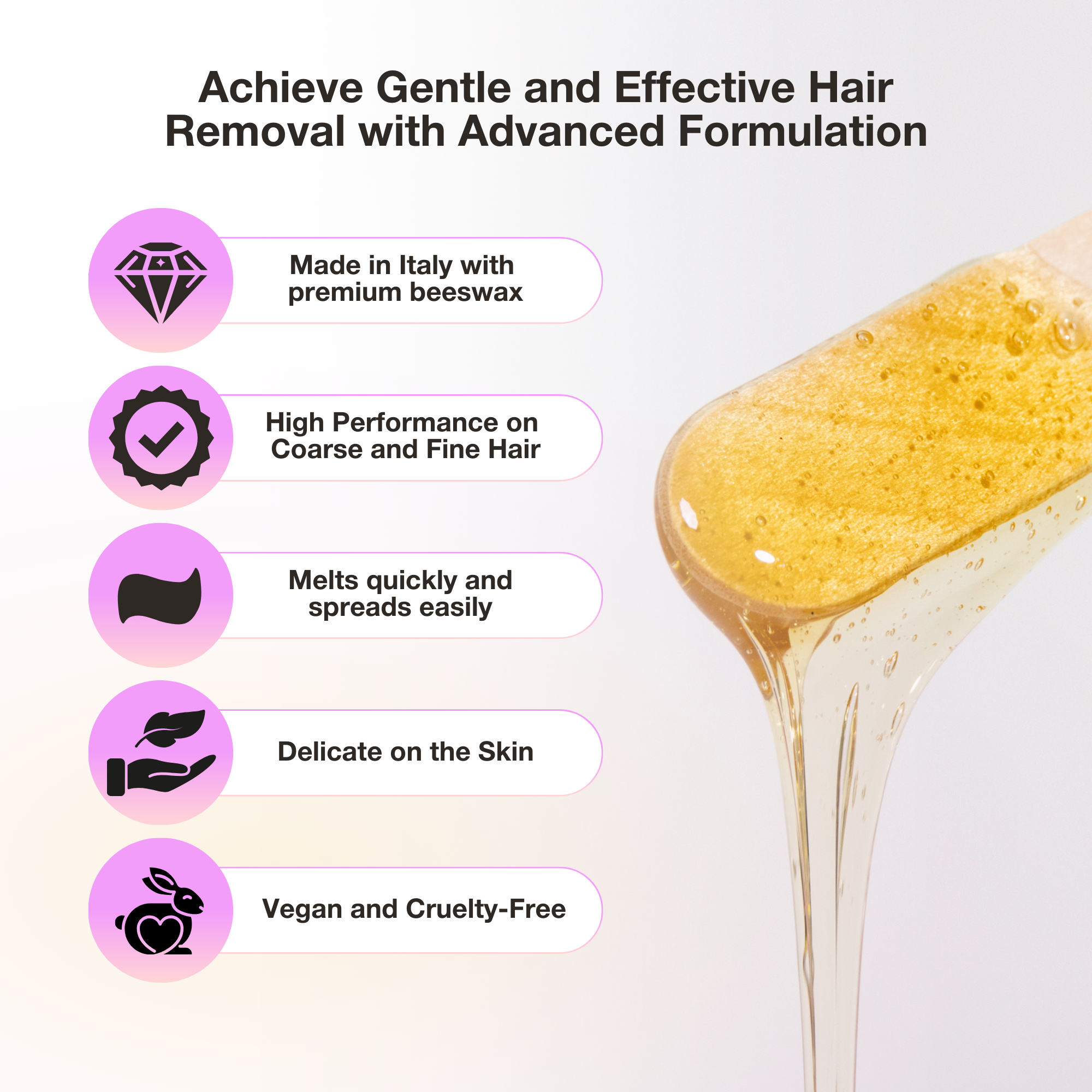 Curacoro Italian Wax Beans – Honey (200g)