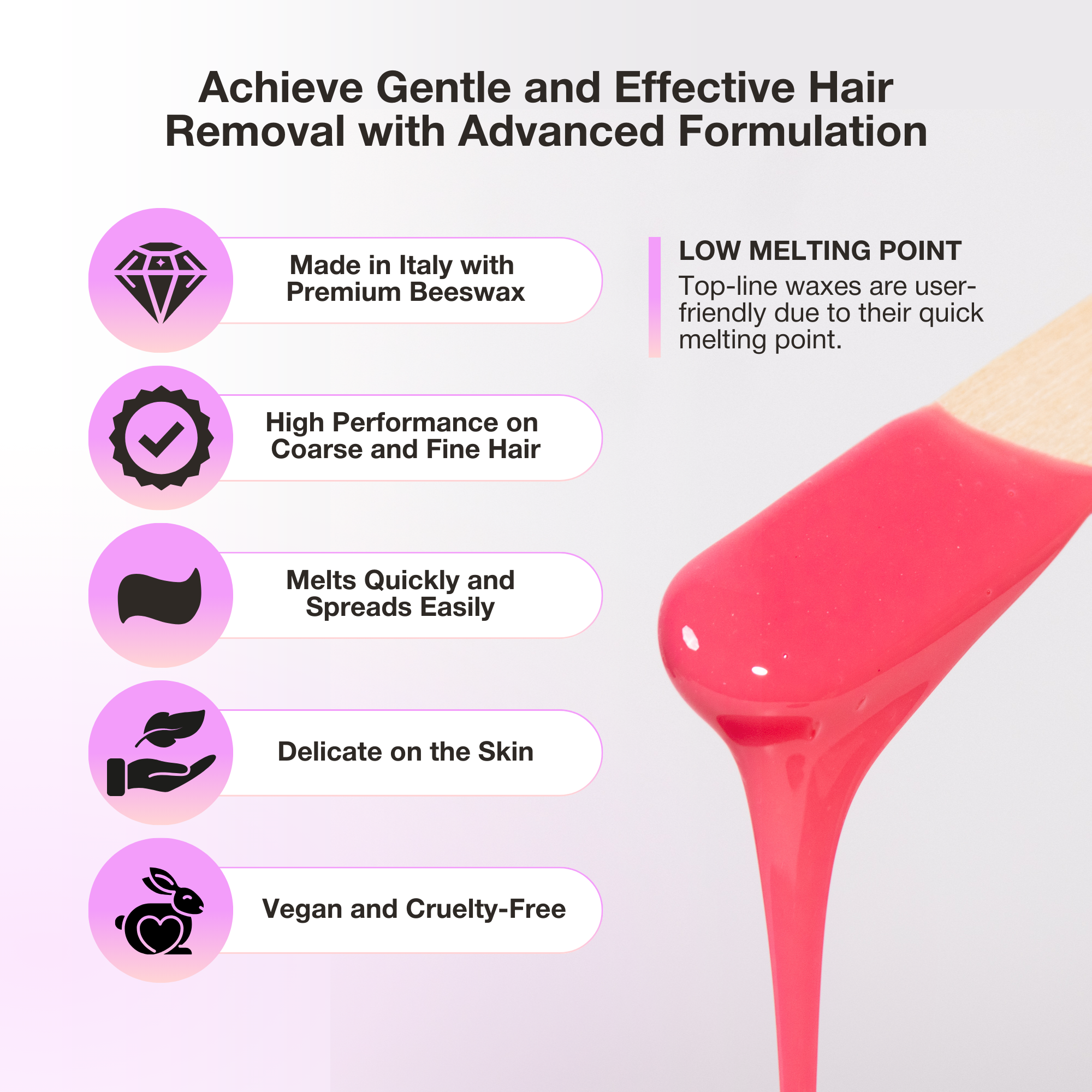 Cire film multidirectionnelle Curacoro Perfect Touch - Fruit de la passion (200g)