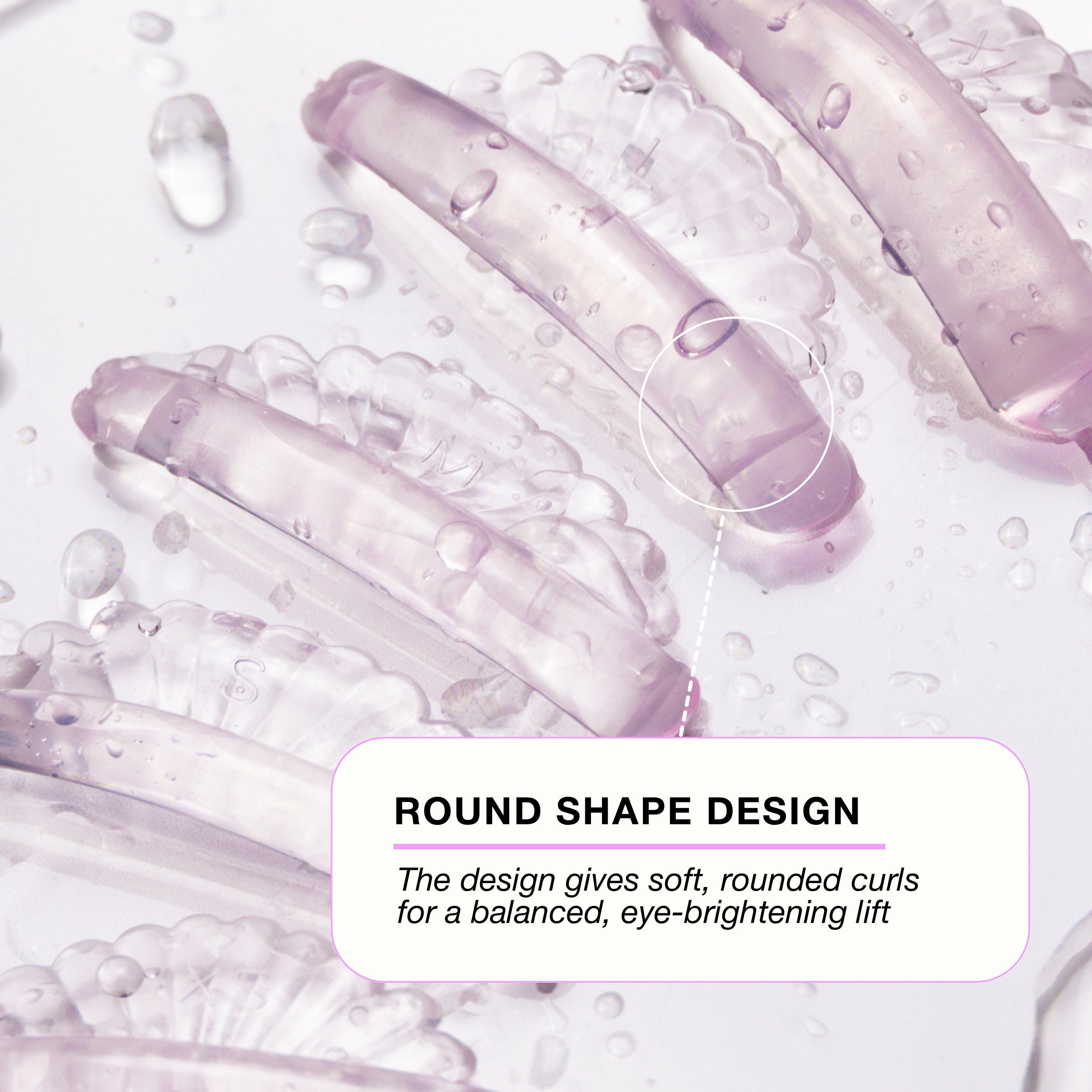 Boucliers de rehaussement de cils - Coral Crest