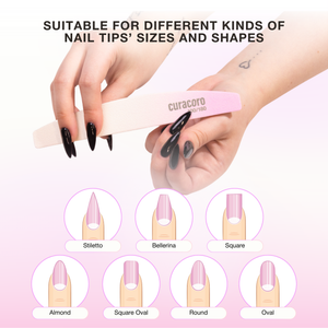 Limes à ongles double face - Qualité professionnelle | Lot de 10