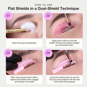 Boucliers pour Rehaussement de Cils - Tiara Lift (2 tailles)