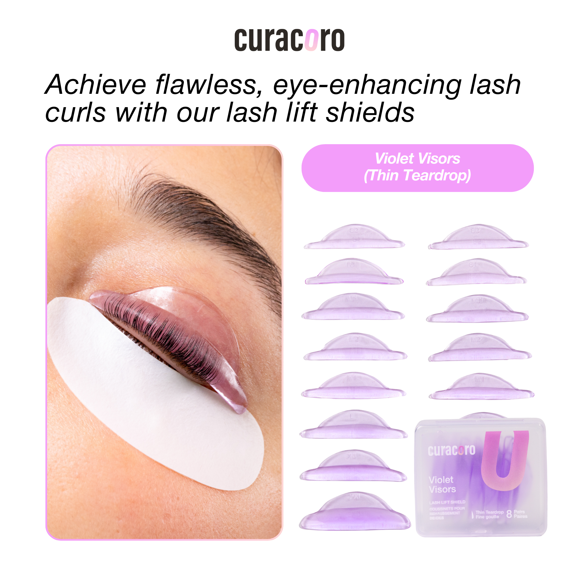 Lash Lift Shields - Violet Visors