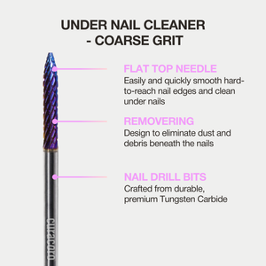 Nail Drill Bit Under Nail Cleaner (Coarse) 3/32"