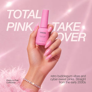 Pretty in Pink - Collection de gels couleur solides pour ongles (6 couleurs / 15 ml chacune)