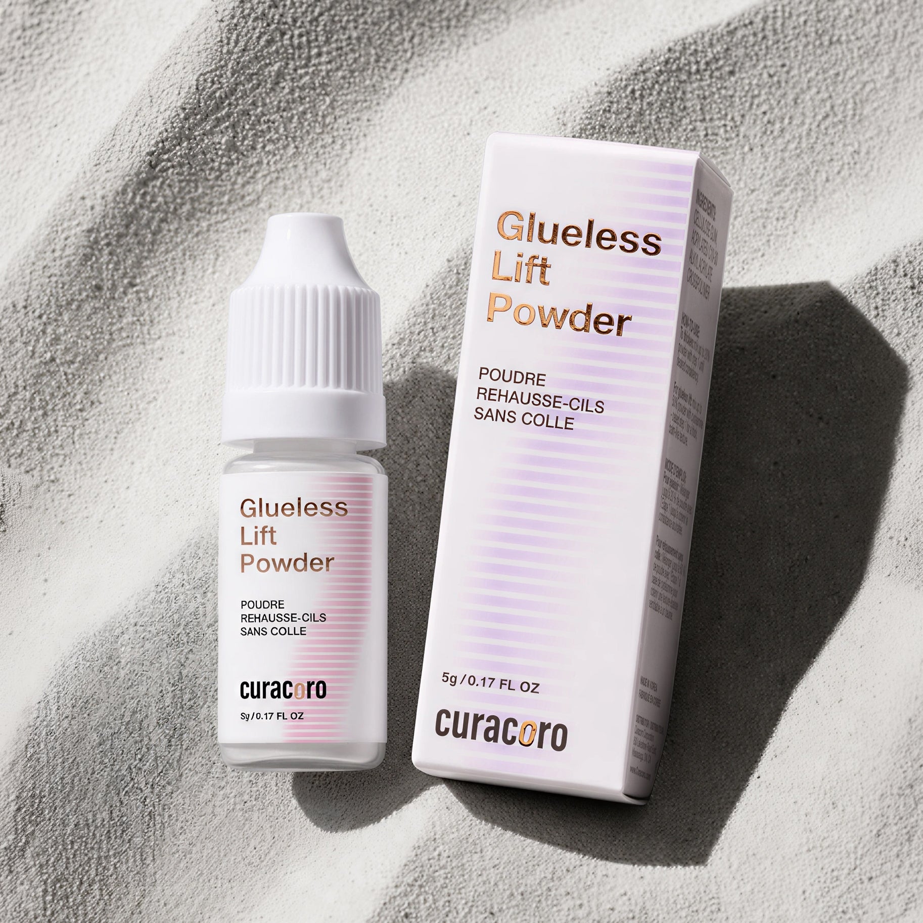 Poudre rehausse-cils sans colle (contrôle de la viscosité pour un rehaussement de cils coréen)