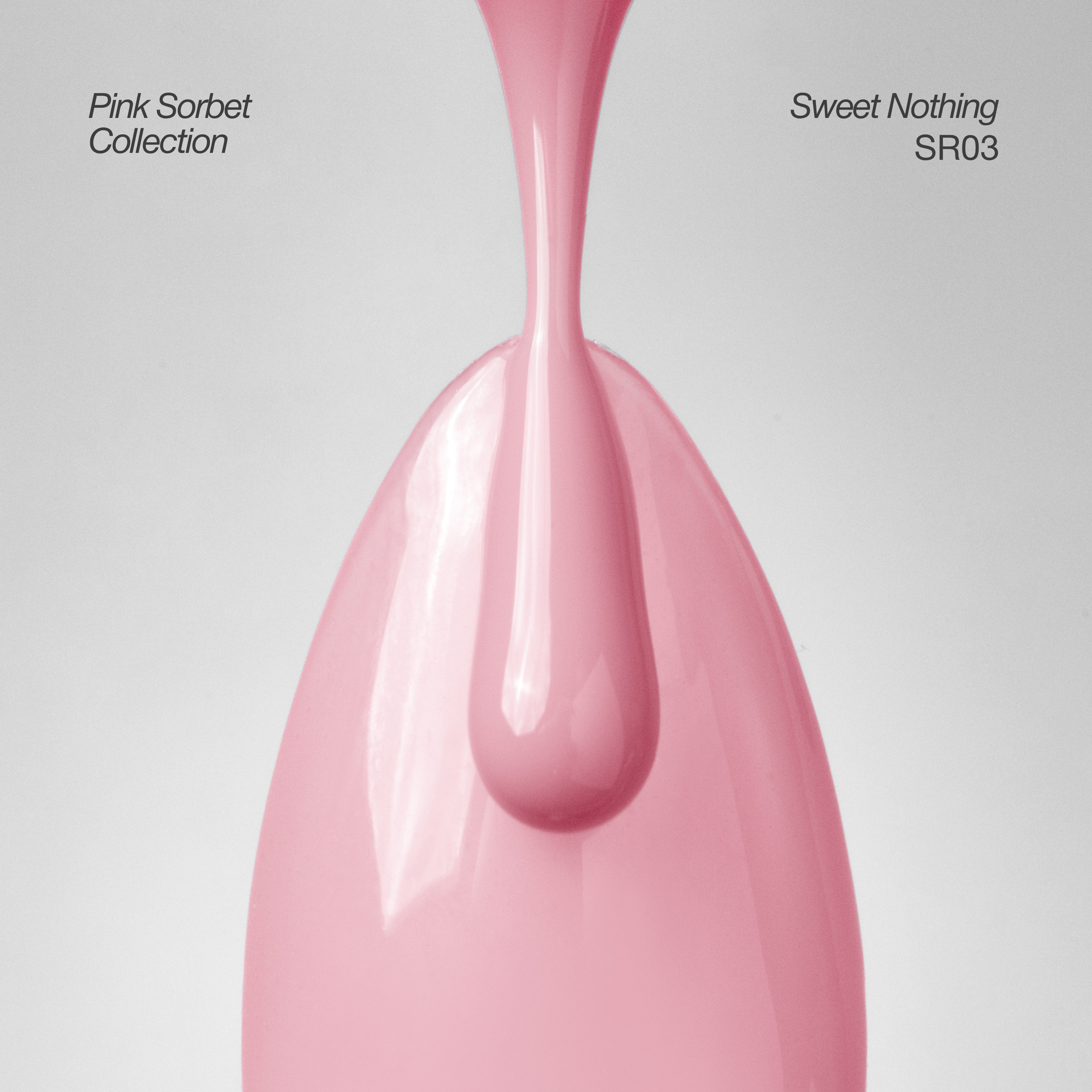 Pink Sorbet - Collection de gels effet syrup (6 teintes / 15 ml chacune)