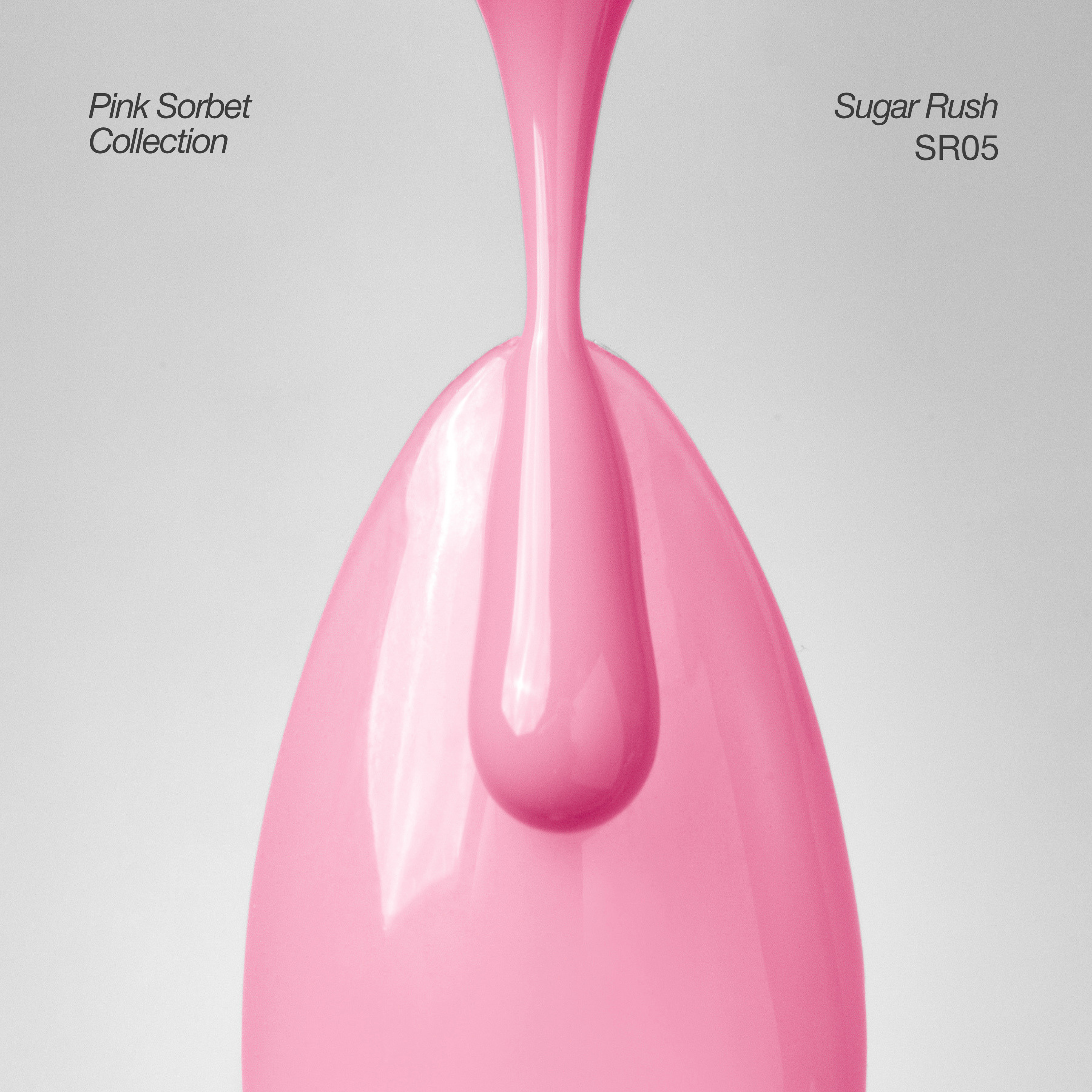 Pink Sorbet - Collection de gels effet syrup (6 teintes / 15 ml chacune)