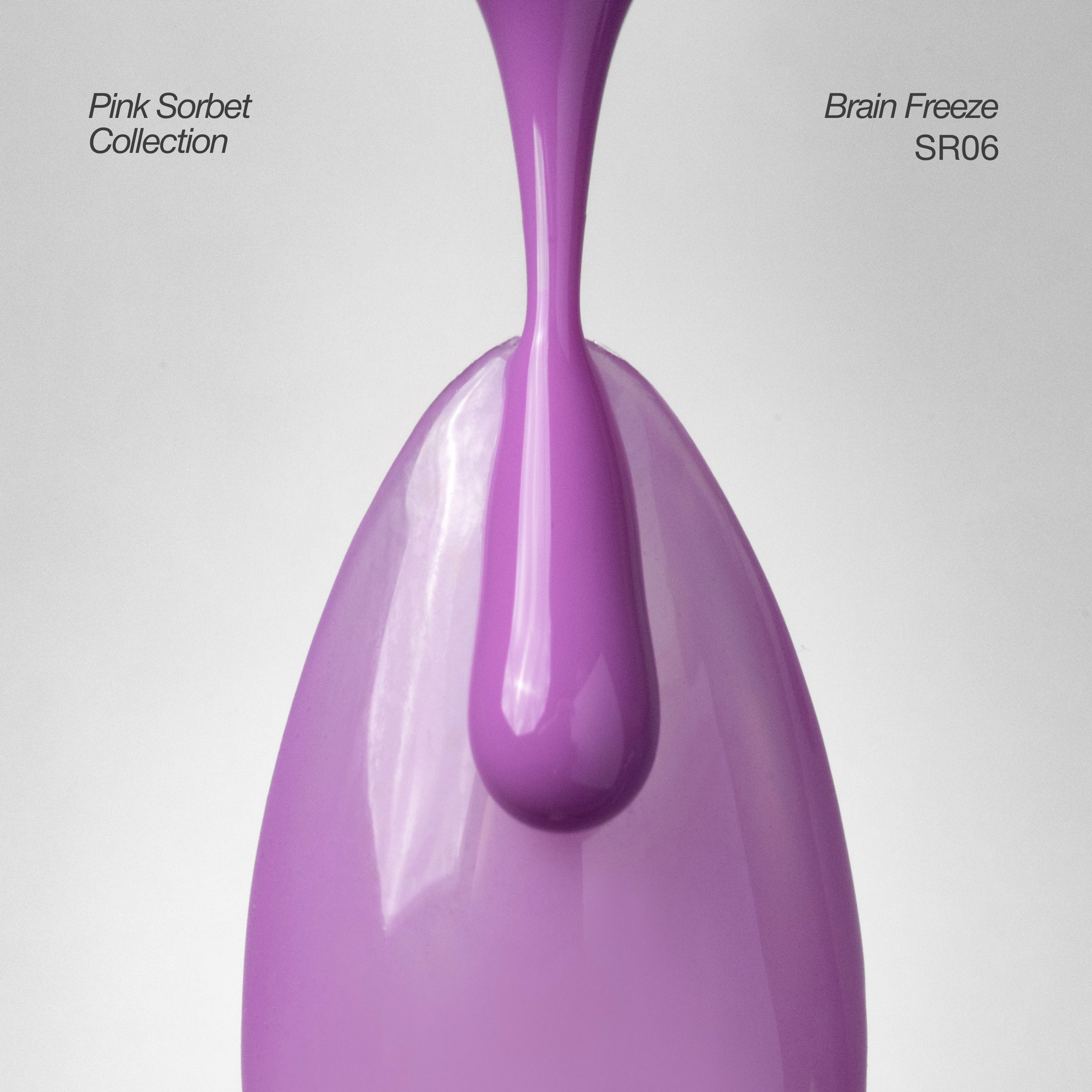 Pink Sorbet - Collection de gels effet syrup (6 teintes / 15 ml chacune)